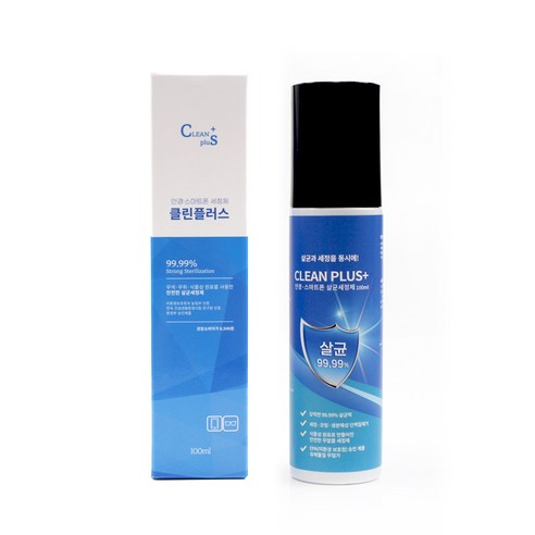클린플러스 Clean PLUS 안경크리너 폰크리너 살균 세정, 100ml, 1개 - 살균소독제 | 쿠팡