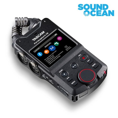 타스캠 TASCAM 포터블 레코더 녹음기 휴대용 보이스 레코더 ASMR 녹음 인터뷰등 다용도, Portacapture X6 포터캡처
