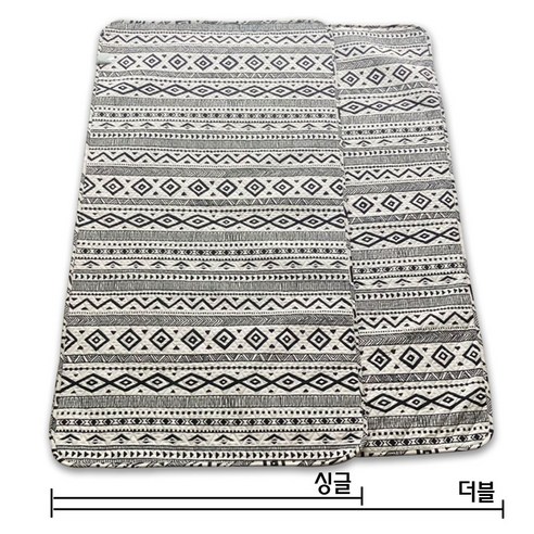 한일의료기 4계절용 캠핑 워셔블 방수 전기요 그레이인디언, 싱글