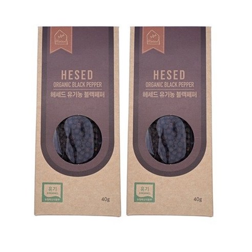 블루베라 캄보디아 유기농 흑후추 리필, 40g, 2개