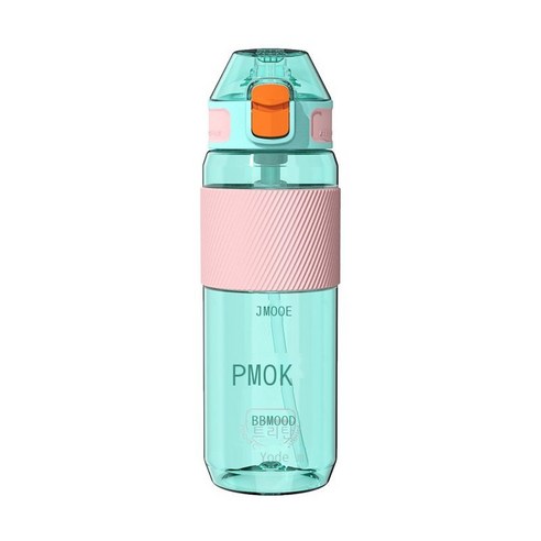 Tritan 600ml 물컵 기업 맞춤형 대용량 눈금 점프 플라스틱 컵 야외 스포츠 컵 대리, 청해람, 450ML
