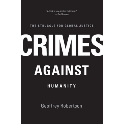 (영문도서) Crimes Against Humanity: The Struggle for Global Justice Paperback, New Press, English, 9781595588609