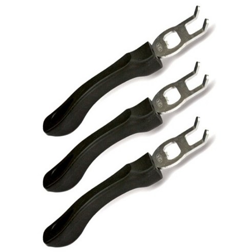 망집게 토끼모양 광양 석쇠용 불판 망 일회용 석쇠 집게 210mm (3개묶음), 3개