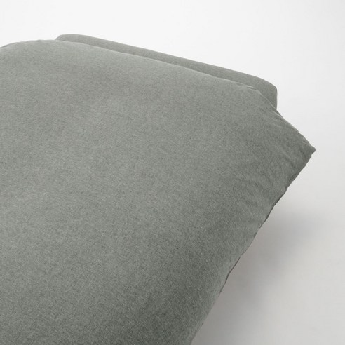 무인양품 MUJI 면 플란넬 이불 커버 A9A4211, 브라운
