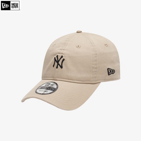 뉴에라(NEWERA) [국내매장판] 뉴에라 MLB 워시드 뉴욕 양키스 언스트럭쳐 볼캡 베이지 프리(OSFM) 12836275