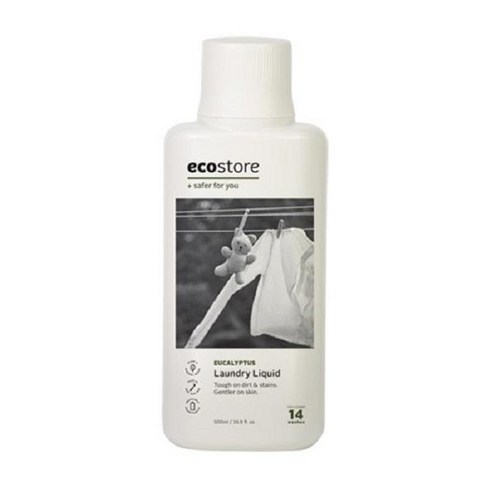 ecostore 에코스토어 런드리 리퀴드 500ml 유칼립투스 [세탁용 액체세제] [일본발송], 단일, 1개