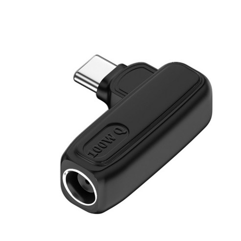 고속 5.5x2.1mm to Type C 전원 어댑터 PD 전원 충전기 플러그 12V-20.5V 입력 PD 포트 출력 5V9V1.5A 20V5A, 6.0x0.6mm, 1개