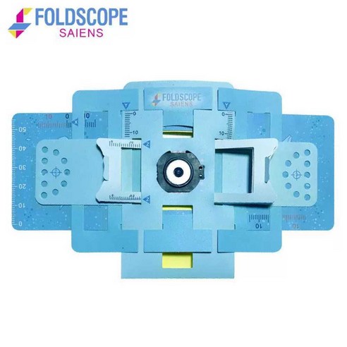 깡스가게 폴드스코프 야시 만들기 초등과학, 단일 장착 200x 렌즈)