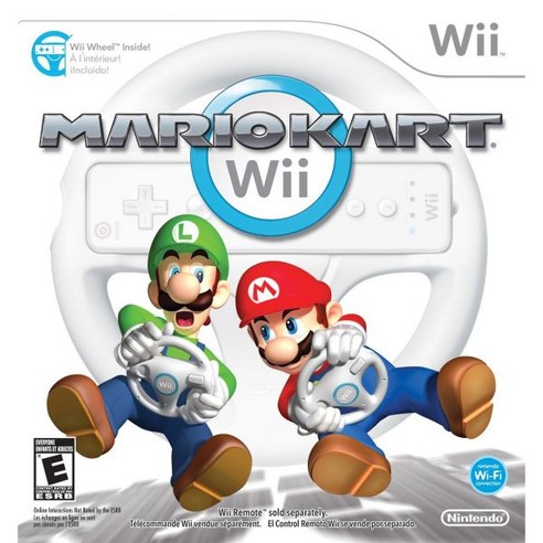 보내요 Nintendo 마리오 카트 Wii with Wheel