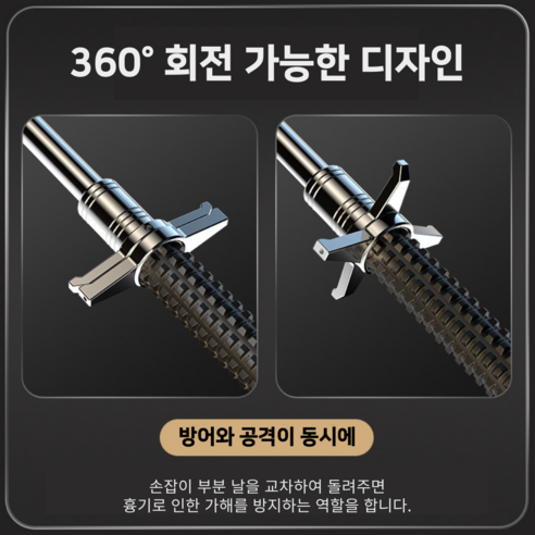 루미먼트 고급형 손목보호 호신용 진압봉 경찰봉 차량비치용 삼단봉 신형, 1개