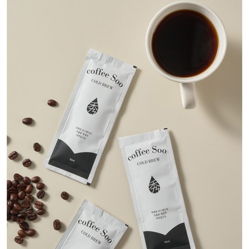 콜드브루 커피의 독특한 풍미와 편리함을 한 번에 제공하는 커피수 콜드브루 더치커피 원액