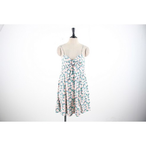 (ZARA)자라 플로럴 끈 나시 점프수트(S)