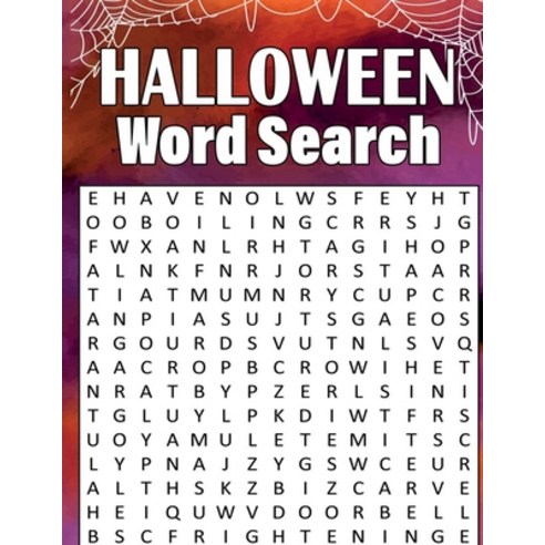 Halloween Word Search: Activity Find Puzzles Game with Large Print Spooky Funny Gift with Answers f... Paperback, Independently Published, English, 9798693742512