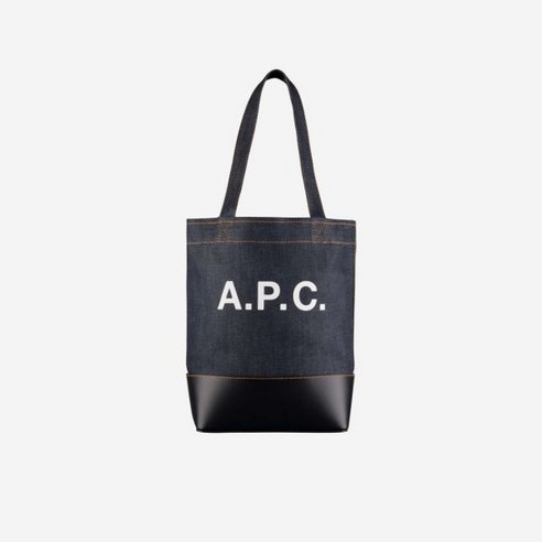 [정품 보증] 아페쎄 악셀 스몰 토트백 데님 다크 네이비 A.P.C. Axelle Small Tote Bag Denim Dark Navy apc모자