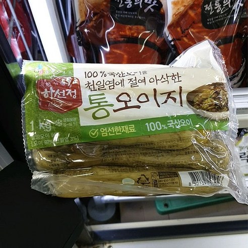 하선정 통오이지 1kg, 아이스팩 포장, 1개