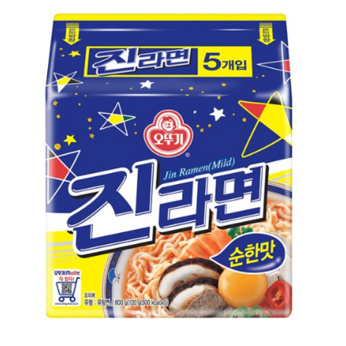 오뚜기 진라면 순한맛 120g, 560개