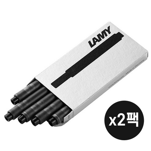 라미 T10 만년필 전용 흑색 일회용 카트리지 10개입 라미몰 라미 T10 만년필 전용 흑색 일회용 카트리지 10개입 라미몰