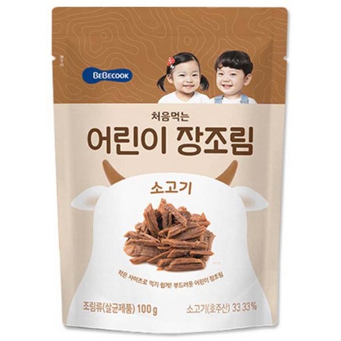 베베쿡 처음먹는 어린이 장조림 100g, 100g, 1개