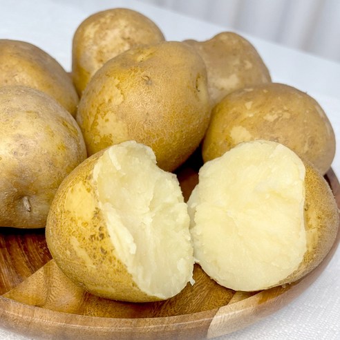 24년 햇감자 시기 포슬포슬 분감자 카스테라감자 두백감자 3kg, 1개, 중대 3kg (100-150g)