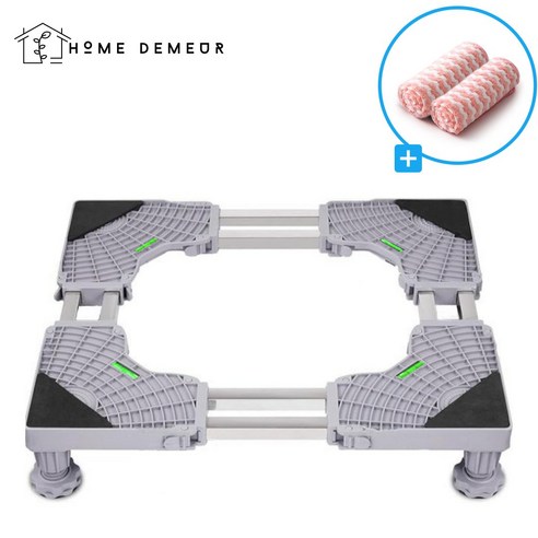 홈디메르 세탁기받침대 세탁기수평 높이조절 드럼세탁기 냉장고 다리 이동식 에어컨, DF-01, 1개