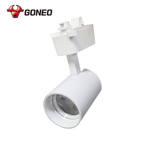 고네오 LED 일체형 레일 트랙조명 7W COB 스포트 플리커프리, 1개, 화이트바디 주광색