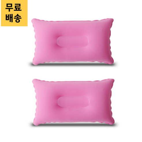 로디문 캠핑용 에어 베개 캠핑 베개 2개세트, 그레이2개
