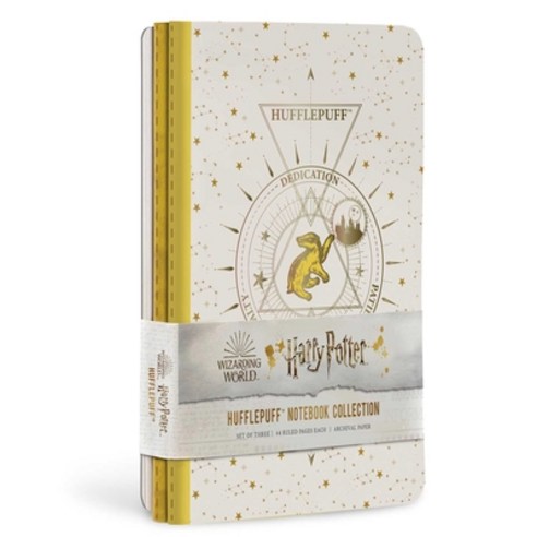 Harry Potter: Hufflepuff Constellation Sewn Notebook Collection (Set of 3) Paperback, Insights