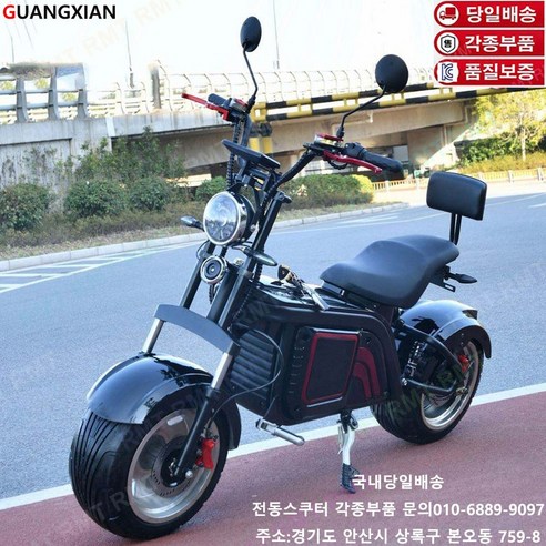 알엠티 최신형 유럽바이크 KC인증 할리 전동스쿠터 플러스 업그레이트 엑스프로 RMT-QN24, RED 레드, 1개 품질이 말하는 우수함