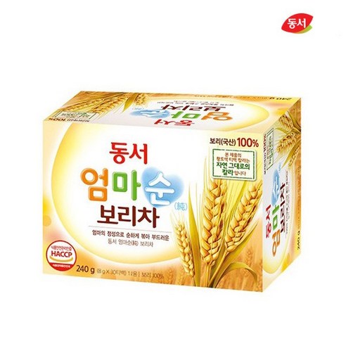 동서식품 엄마순유아용 보리차 240g(30티백)x2 아기보리차, 8g, 30개입, 2개