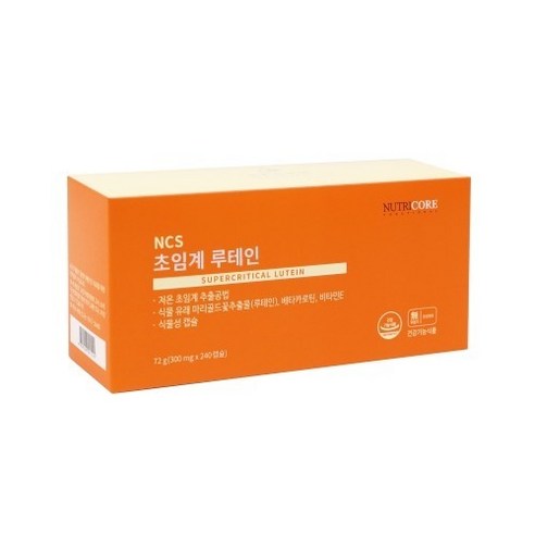 뉴트리코어 NCS 초임계 루테인, 60캡슐, 4개