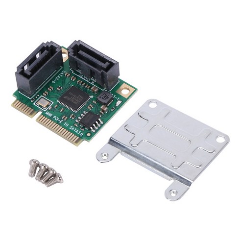 SSU 미니 PCI-E SATA3 인터페이스 SSD 하드 디스크 인터페이스 확장 카드에 SATA3.0 확장 카드 미니 PCI-E에, 하나, 블랙 & 그린