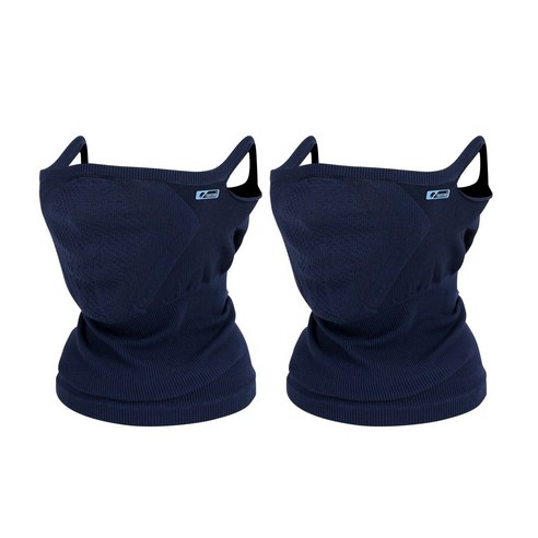 타이트엔드 M6 사계절 마스크 목커버 롱타입, 네이비, 2개