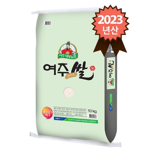 농협 2019년 대왕님표 여주쌀, 1개, 10kg