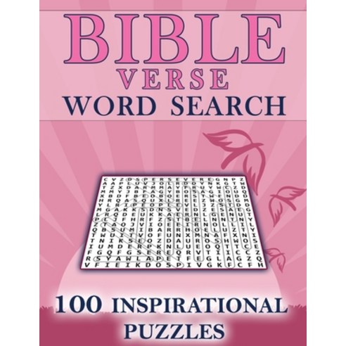 Bible Verse Word Search Large Print: Keeping Busy Word Search (Church Activities- 100 Inspirational ... Paperback, Independently Published
