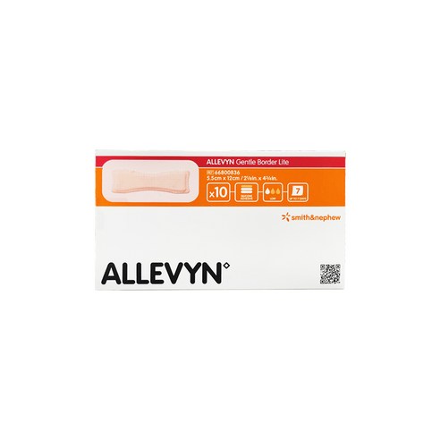 스미스앤드네퓨 알레빈 젠틀 보더 라이트 5.5x12cm 10매 allevyn, 1세트