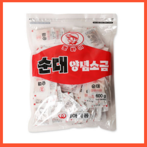 범아뽀빠이 순대양념소금3gx200개입, 16개, 600g