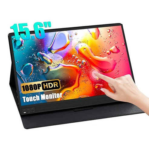 ZEUSLAP 휴대용 모니터 풀 HD IPS 15.6인치 제우스랩, Touchscreen