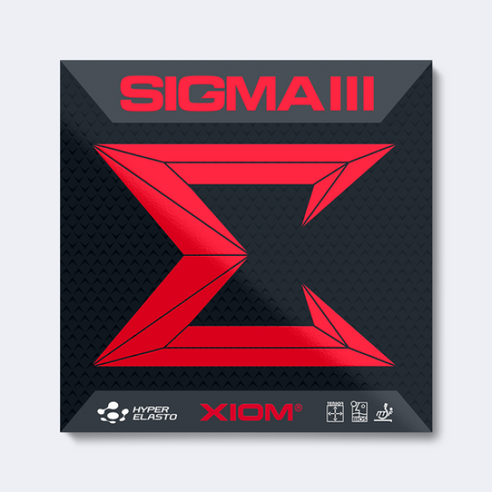 엑시옴 시그마3 (SIGMA 3) 탁구러버, MAX, 흑색