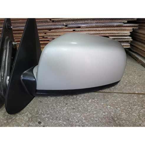 중고 싼타페CM 백미러, 은색 7핀, 구형타입