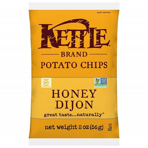 케틀브랜드 포테이토 칩, Honey Dijon, 56g