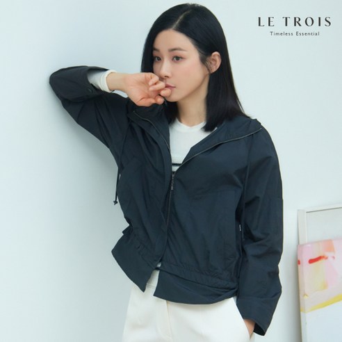 [KT알파쇼핑][LE TROIS] 24SS 이보영의 르투아 후드 경량점퍼