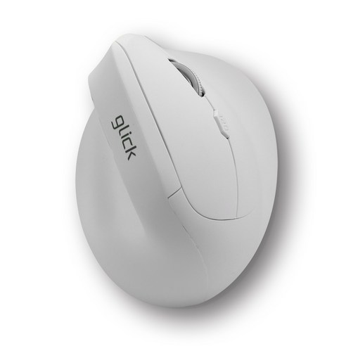 지클릭커 오피스프로 에르고 버티컬 인체공학 블루투스 무소음 무선 마우스 OP70 – 화이트 색상 로지텍버티컬마우스
