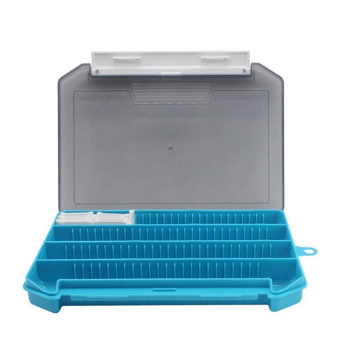 Retemporel 낚시 도구 상자 미끼 케이스 단층 다기능 PP 플러그인 루어 보관 상자 애호가 블루, 푸른