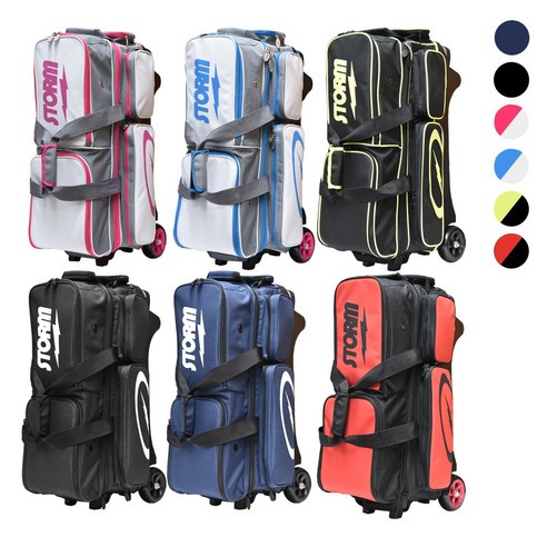 볼링 애호가를 위한 궁극의 선택, 스톰 2024 3볼 롤러백 볼트 볼링3볼백