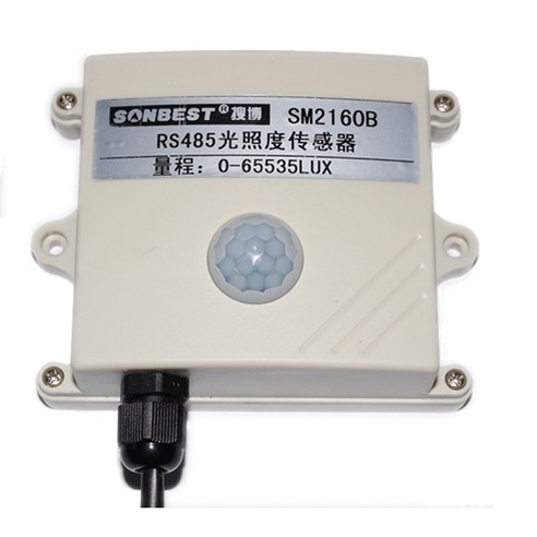 RS485 광도 센서 안정적이고 신뢰할 수 있는 고정밀 MODBUS RTU 프로토콜 SM2160B, 1개