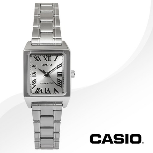 CASIO 카시오 LTP-V007D-7B 여성시계 메탈밴드 손목시계