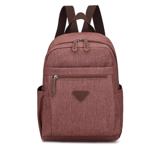 Z.L.D. New Ladies Waterproof Canvas Backpack Youth Student Bag Men''S Short-Distance Travel Backpack, Burgundy