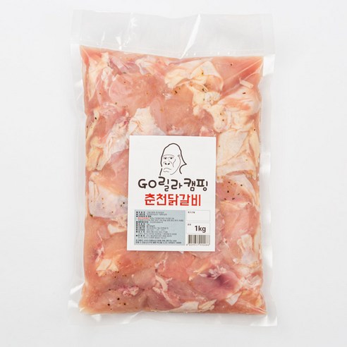 맛과 건강의 조화로운 고릴라캠핑 국내산 춘천닭갈비 소금
