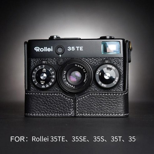 디자인 Rollei 35S 35TE 35SE 카메라케이스, Black