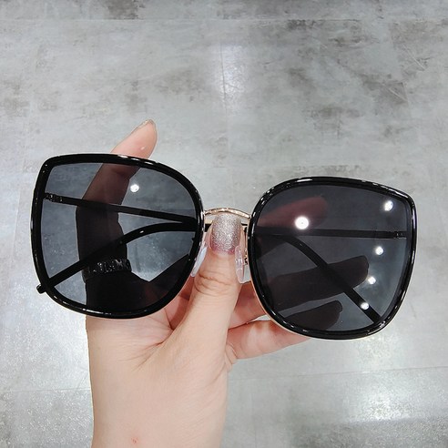 선글라스 여성 새로운 패션 남성 자외선 태양 증거 큰 모든 일치 사진 편광 안경